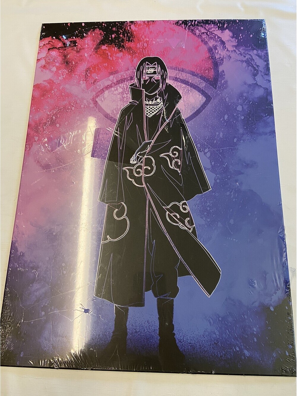 DISPLATE Naruto Canvas Art Metal Wall Poster Sz 17.5X12.5 NEW